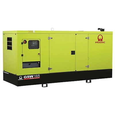 Дизельный генератор PRAMAC GSW165P MECC ALTE трехфазный в кожухе