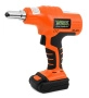 фото аккумуляторный заклепочник "messer" w4560 c двумя аккумуляторами