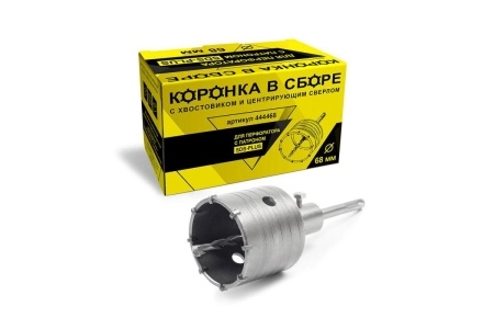 Коронка твердосплавная ГРАНИТ. Ф68мм SDS-PLUS (444468)