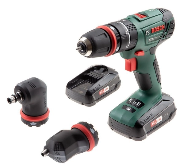 фото дрель ударная bosch 18v quick snap 2 bat (06039a3401)