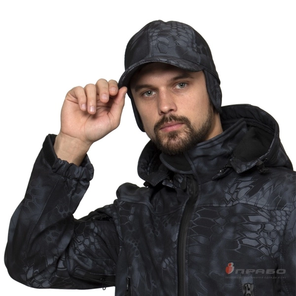 фото бейсболка софтшел кмф питон ночь