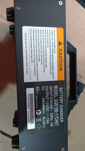фото зарядное устройство для штабелёров dyc/pems 12v/15a (charger)