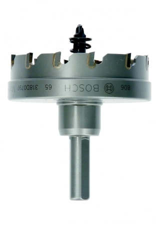 Коронка твердосплавная BOSCH Ф65х5мм HEX (PRECISION FOR SHEET METAL 2608594157)