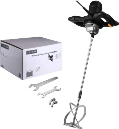 фото миксер строительный zitrek zkm1600w 022-0300