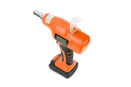 фото аккумуляторный заклепочник "messer" w4560 c двумя аккумуляторами