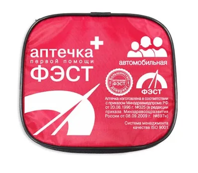 фото аптечка фэст автомобильная мягкий футляр (арт.2126)