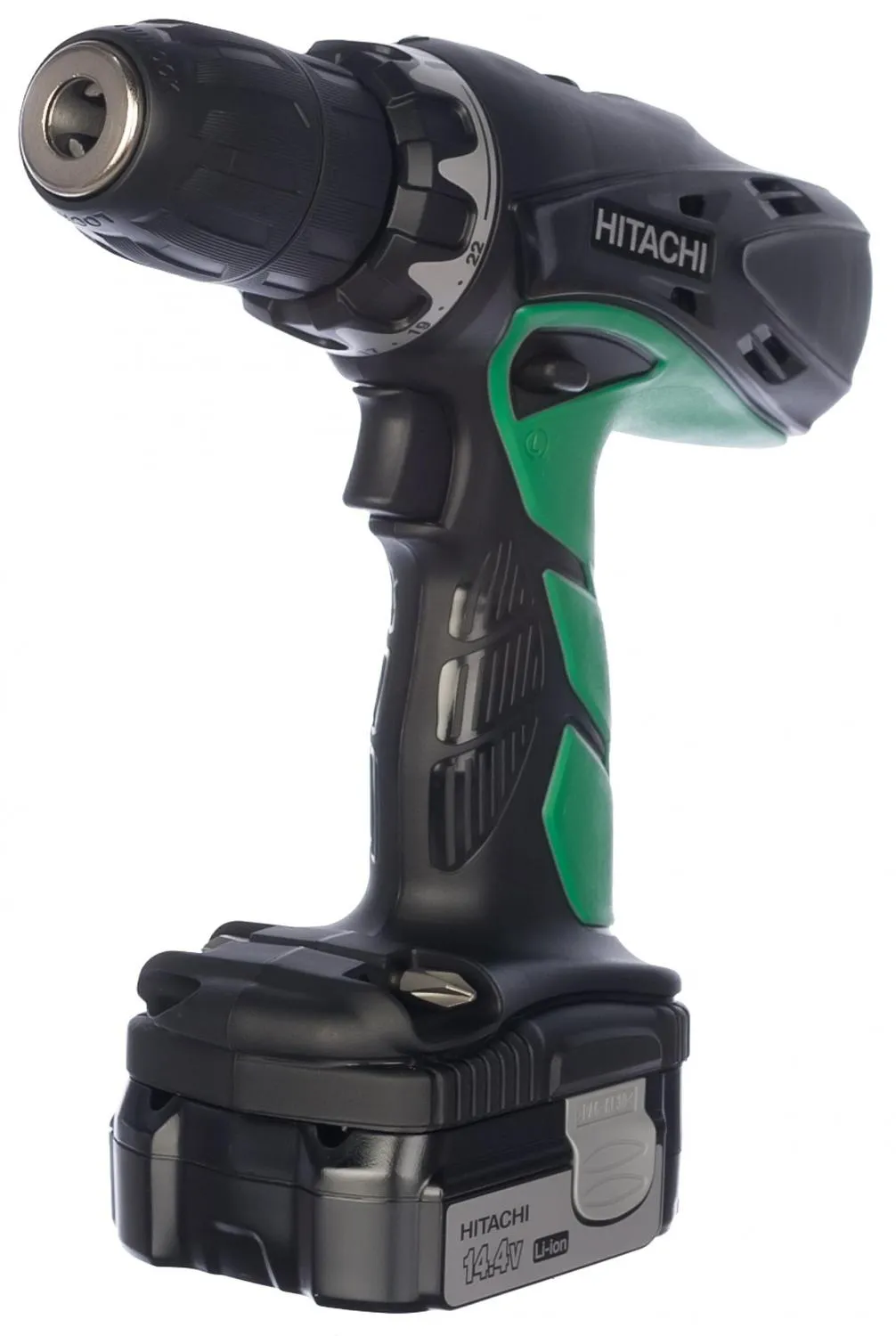 фото дрель аккумуляторная hitachi ds14dcl-ra liion
