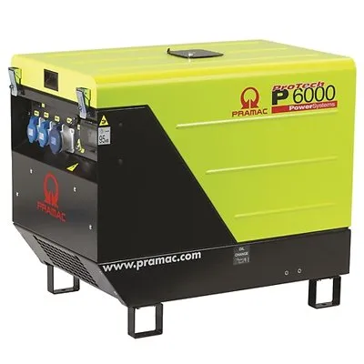 Дизельный генератор портативный PRAMAC P6000 IPP, 230V