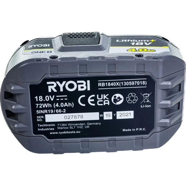 фото аккумулятор ryobi rb1840x