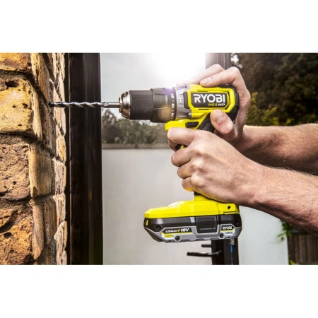 фото ударная бесщеточная дрель-шуруповерт ryobi one+ rpd18c-242s