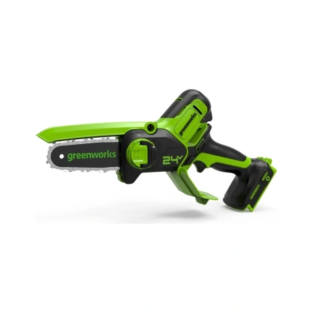 фото аккумуляторная цепная мини пила greenworks 2008707