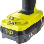 фото компактная дрель-шуруповерт ryobi r18dd3-115s