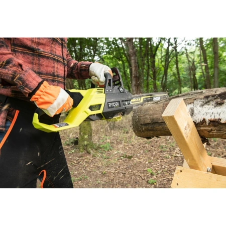 фото бесщеточная цепная пила ryobi max power ry36csx40b-0 36в 5133004898