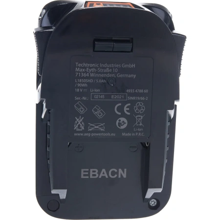 фото аккумулятор aeg l1850shd