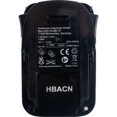 фото аккумулятор aeg l1850shd