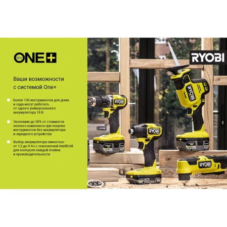 фото ударный гайковерт ryobi one+ r18iw3-0