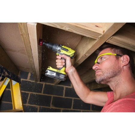 фото компактная дрель-шуруповерт ryobi one+ r18dd3-120s