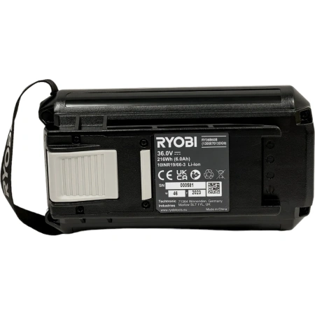 фото аккумулятор ryobi ry36b60b 36 в, 6 а*ч