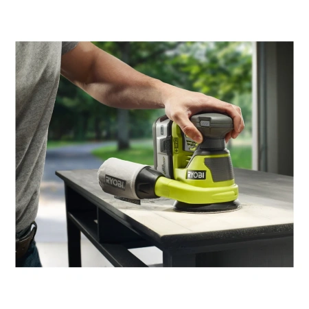 фото эксцентриковая шлифмашина ryobi one+ r18ros-0