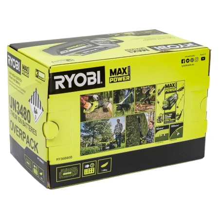 фото аккумулятор ryobi ry36b80b 36в, 8 а*ч